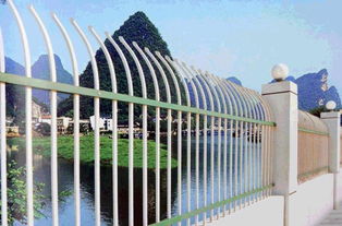 锌钢组装式围栏牌子高清图片 高清大图